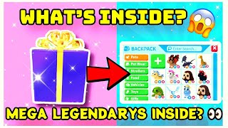 FIRST TO UNBOX A LEGENDARY WINS A MEGA LEGENDARY 😱ADOPT ME [upl. by Anivlem]