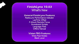 FinishLynx 1003 New Features  Video Release Notes [upl. by Gardner]