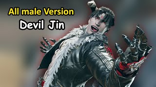 Devil Jin  Using All Rage Art Male characters  Tekken 8 [upl. by Akinimod]