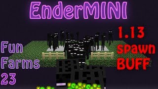 EnderMINI  Simple Enderman Farm Tutorial and 113 Mob Spawning EXPLAINED Fun Farms 23 [upl. by Nwahsar506]