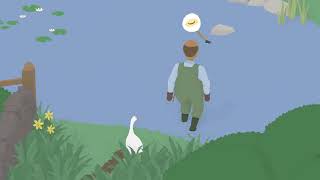 HOW TO COMPLETE make the groundskeeper wear his sun hat UNTITLED GOOSE GAME TUTORIAL QUEST GARDEN [upl. by Inaluiak]