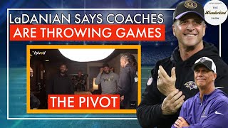 LaDainian Tomlinson on the thepivotpodcast says coaches be throwing games Raven fans AGREE 909 [upl. by Nysa81]