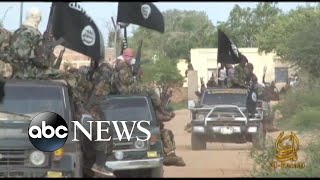 Extremists attack US military base in Somalia  ABC News [upl. by Swen]