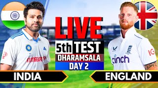 India vs England 5th Test  India vs England Live  IND vs ENG Live Score amp Commentary Session 3 [upl. by Oidiple]