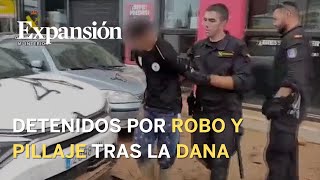 Detenidos por robo y pillaje en Valencia aprovechando los destrozos de la DANA [upl. by Corvese]