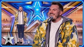 ALL of Mike Woodhams spectacular singing impressions  Britains Got Talent [upl. by Germayne]