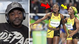 Justin Gatlin COMES OUT THE DARK About Elaine Thompson amp Shellyann Fraser [upl. by Calendra]