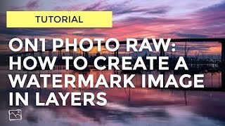 ON1 Tutorial  How To Create A Watermark Image [upl. by Ruel792]