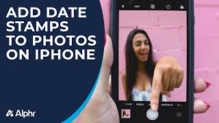 How to Add Date Stamps to Photos on the iPhone [upl. by Jaquelin]