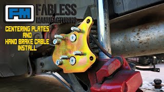 How to install Fabless MFG Centering Plates and Hand Brake Cables S7EP10 [upl. by Oicaroh655]