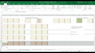 Mathe mit Excel  Lineares Gleichungssystem lösen  Tutorial [upl. by Anippesuig]