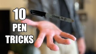 10 INSANE Magic Tricks with a Sharpie Anyone Can Do [upl. by Nicolis240]