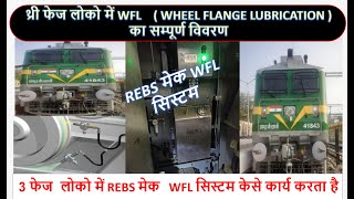 Wheel Flange Lubrication In 3 Phase Loco  REBS Wheel Flange Lubrication  Modification Of WFL [upl. by Earej]