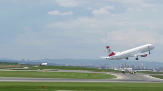 Flughafen Wien  Vienna Airport Piste 1634 Div Flugbewegungen [upl. by Ihtraa]