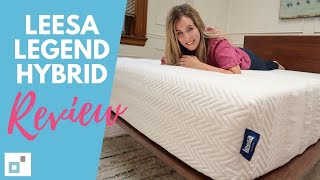 Leesa Legend Mattress Review  Is it Their Best Bed Yet [upl. by Adnolahs954]