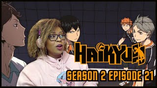 SEIJOH WONT GO DOWN EASY HAIKYU SEASON 2 EPISODE 21  FIRST TIME WATCHING [upl. by Yraeht478]