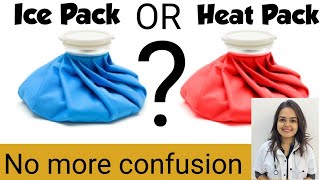 Ice Vs Heat pack  Icepack kya hota hai  Which is better ice pack or hot pack  Dr Dhwani Jain [upl. by Mathilda922]