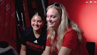 Surprising the Players With Their High School Film  Nebraska Volleyball [upl. by Enirbas413]