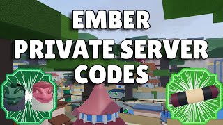 20 Private Server Codes For Ember  Shindo Life [upl. by Dorkas]