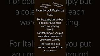 How to bolditalicize text [upl. by Atiuqa]