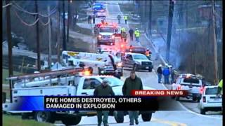 WV Gas Pipeline Explosion 5pm Coverage [upl. by Eihcir725]