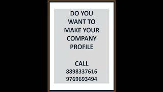 siddharth enterprises company profile format 8898337616 companypresentation companyprofile [upl. by Machutte676]