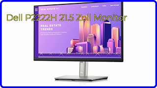 BEWERTUNG 2024 Dell P2222H 215 Zoll Monitor WESENTLICHE Einzelheiten [upl. by Domenech]