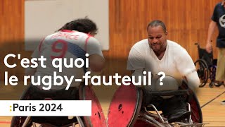 Jeux paralympiques  connaissezvous le rugbyfauteuil  Cédric Nankin nous explique tout [upl. by Dyrraj]