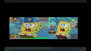 SpongeBob  quotSuper Spongequot  Sparta Jolly Rancher Remix Comparison [upl. by Jaquelyn]