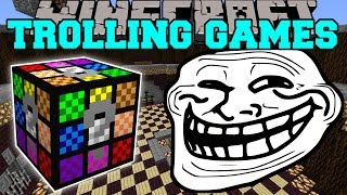 Minecraft HORRIBLE TROLLING GAMES  Lucky Block Mod  Modded MiniGame [upl. by Read]