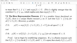 RieszMarkovKakutani Representation theorem [upl. by Antony]