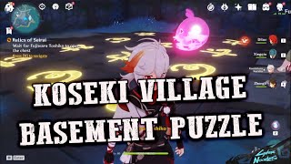 Koseki Village Basement Puzzle  Relics of Seirai  Activate the Mechanism [upl. by Safire574]