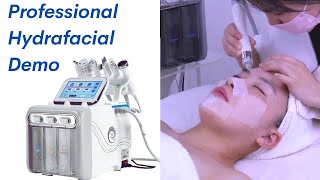 How to Do a Hydrafacial Treatment with 6 in 1 Professional Hydro Dermabrasion Machine  Training [upl. by Niklaus684]