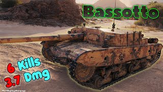 Semovente M43 Bassotto  6 Frags 37K Damage Master by player ArcadesDrakkon [upl. by Malo]