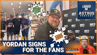 Yordan Alvarez Signing at Dick’s Sporting Goods Baybrook Mall Location [upl. by Dempstor]