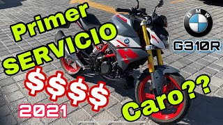 🚨CUANTO CUESTA EL1º SERVICIO DE BMW G310R [upl. by Ekalb952]