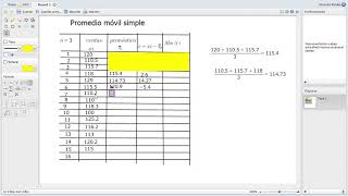 Promedio Móvil simple [upl. by Nohtanhoj645]