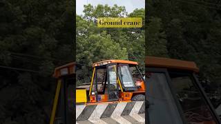 Ground CRANE on Road  Big Machines  ACE  JCB  Earth Movers [upl. by Yenffad]