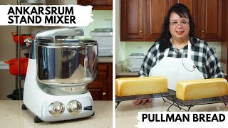 Ankarsrum Stand Mixer Pullman Bread Recipe  Pain de Mie  Sandwich or Texas Toast [upl. by Orion490]