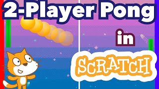 How to Make a Multiplayer Game in Scratch  TwoPlayer Pong Tutorial [upl. by Amelina43]