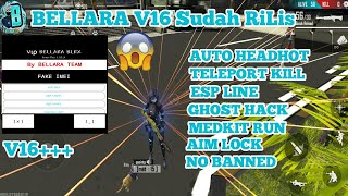 MOD MENU FREE FIRE AUTO HEADSHOT  BELLARA V16 MOD MENU NEW  SUDAH RILIS [upl. by Yhtomiht285]