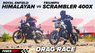 Triumph Scrambler 400 X vs Speed 400 Comparison Review  Choose the RIGHT Triumph 400  BikeWale [upl. by Mailli615]