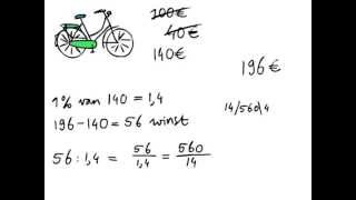 Procenten 7  Met hoeveel procent is iets toegenomen Huurverhoging winst en meer [upl. by Kerwinn807]