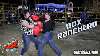 Box Ranchero en Matagallinas La Chapis VS La Peque casi salen descalabradas🥊🤺 [upl. by Inahpit]