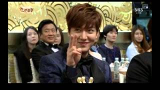 SBS AWARDS  LEE MIN HO [upl. by Peyton]