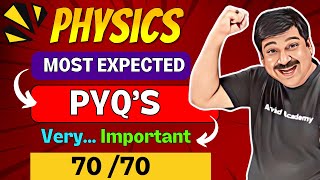 Class 12 Physics💥LIVE MOST EXPECTED PYQs 🎯1 Video में ही Complete कर लो 👉 Very Important [upl. by Talie]