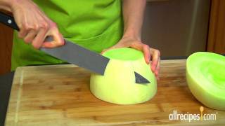 How to Cut and Seed Melons [upl. by Eitsirc]