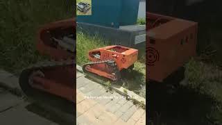 21 inch cutting blade blade rotary small size light weight wireless tracked lawn mower [upl. by Erma]