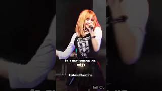 Break me oncefypシ edit 1mviews lalisa blackpink trending shorts lishascreation [upl. by Rockefeller]