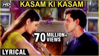 Kasam Ki Kasam  Lyrical  Main Prem Ki Diwani Hoon  Kareena Kapoor Hrithik Roshan Abhishek [upl. by Ydarb]